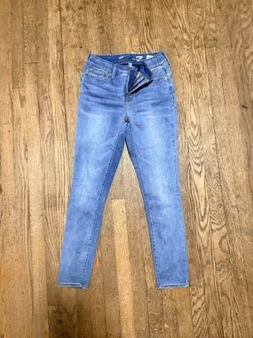 Seven7 Light Blue Skinny Jeans for Women